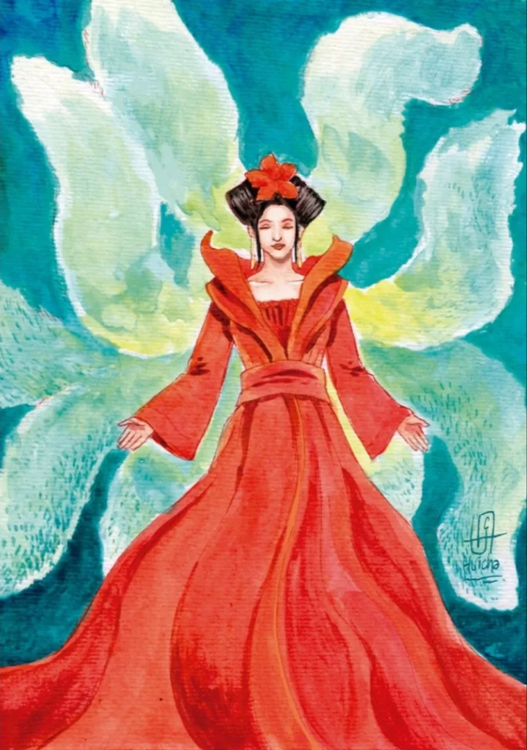 Ilustración de la baraja Xian FULL DESTIERRO